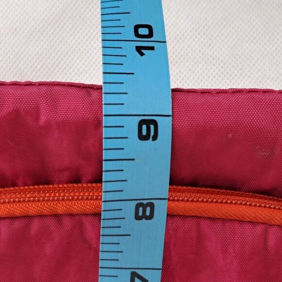 Kipling Kichirou Lunch Bag Pink Crossbody Nylon - Used - Great Condition - Picture 14 of 15